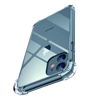 İPhone 12 Mini 5.4 Anti-Drop Silikon Kılıf Shockproof Şeffaf kılıf-(5775) - SSSSSS3253-8403