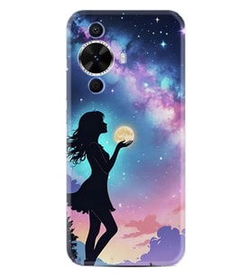 Huawei Nova 12S Kılıf Boutique Baskılı Resimli Woman in Moon Pcode -005