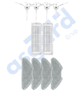 Xiaomi Mop 2 Pro (MJST1SHW) -Mop 2 Lite Uyumlu 4 Yan Fırça 2 Filtre 4 Mop PKT-iasgf0000371