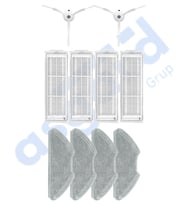 Xiaomi Mop 2 Pro (MJST1SHW) -Mop 2 Lite Uyumlu 2 Yan Fırça 4 Filtre 4 Mop PKT-iasgf0000374
