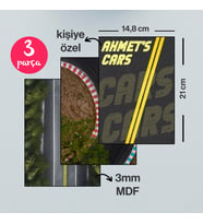 Çocuk Odası Dekorasyonu İçin Kişisel Yol Tablosu (3 Parça)