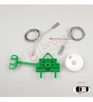 Fiat Linea 323 110 2007-2018 51892561 İçin Elektrikli Ön Sol Kapı Cam Kriko Tamir Seti