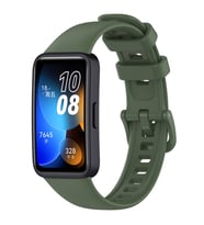 Huawei Band 8 Uyumlu Zore Klasik Kordon (Koyu Yeşil)