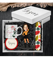 Motto Gift Kadınlara Özel Tasarım Karikatür Biblolu Hediye Kutusu 113024