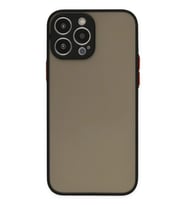 Durukar® iPhone 13 Pro Max Kılıf Montreal Silikon Kapak - Siyah