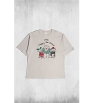 Unisex Howliday Tshirt (Taş)
