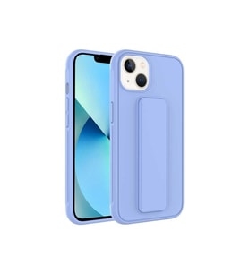 Apple iPhone 14 Uyumlu Kılıf Zore Qstand Kapak (Lila)