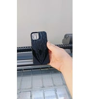 iPhone 11 Siyah Örümcek Ağı Lansman Telefon Kılıfı (Standart)