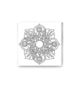 DBSanatevi Mandala Çiçek Tablo 35 X 35 Cm
