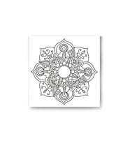 DBSanatevi Mandala Çiçek Tablo 35 X 35 Cm