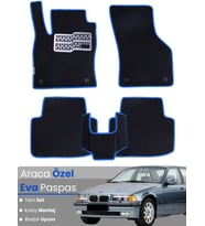 BMW 3 SERİSİ E36 (1990-2000) Uyumlu EVA Paspas Tam Set–Araca Özel,Su Geçirmez,Kolay Montaj