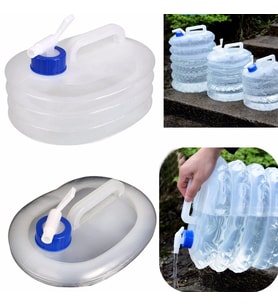 Katlanabilir Musluklu Outdoor Kamp Su Bidonu 10 Litre Piknik Su Bidonu Katlanır Yakıt Su Bidonu