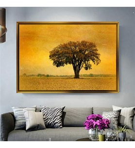 Altın Çerçeveli dekoratif tablo l1111 (Gold)