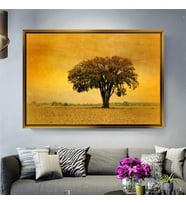 Altın Çerçeveli dekoratif tablo l1111 (Gold)