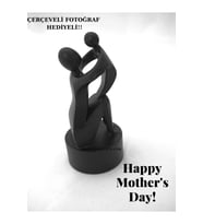 Anneler Günü Heykeli: Fotoğraf ve Çerçeve Hediyeli