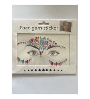 Face Gems Yüz Süsleme Taşı Vücut Kristali Model 18