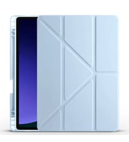 Galaxy Tab S9 FE Kılıf Zore Tri Folding Kalem Bölmeli Standlı Kılıf