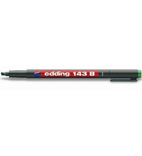 Edding 143B Kesik Uçlu Permanent Kalem Yeşil 