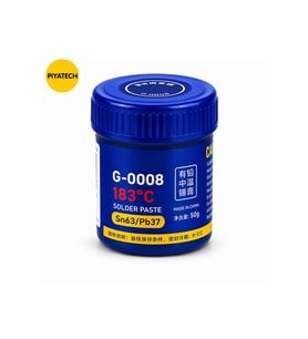 G-0008 183 Derece Sn63/Pb37 Anakart Ve Cep Telefonu Tamiri İçin Krem Lehim Pastası 50 Gram