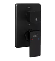 Eca Royal Mat Siyah Ank Banyo/Duş 2 Yolu Sıva Üst 102167251C1-KDE