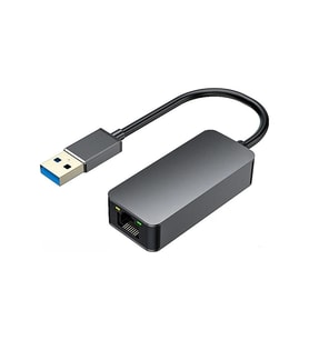 TAPLIN USB To Ethernet 2500MBPS 2.5g Lan Internet Çevirici Dönüştürücü Adaptör (Siyah)