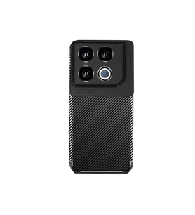 Pilelistore   İnfinix GT 20 Pro Kılıf Auto Focus Karbon Kapak - Siyah