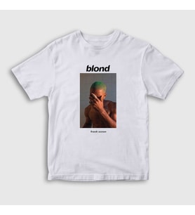 Presmono Unisex Çocuk Beyaz Blond Müzik Frank Ocean T-Shirt 507112tt