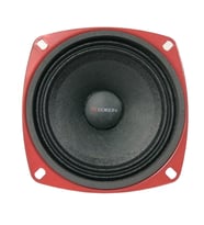 Edison Ed XM10 Midrange Oto Hoparlör 10 Cm 200W Maksimum 80W RMS (Kırmızı-Siyah)