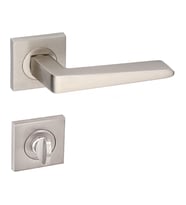 Arpat Porto Kare Rozetli Wc Kapı Kolu Saten (Gümüş)