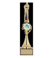 ODAK KUPA - Figürlü Kupalar - Golf Figürlü Kupalar FG-034 A - 39 cm