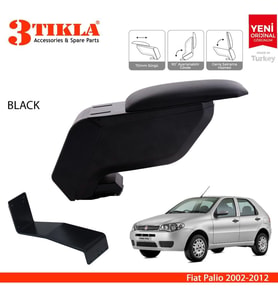 Fiat Palio 2002-2012 Delmesiz Çelik Ayaklı Siyah Kolçak Kol Dayama