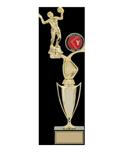 ODAK KUPA - Figürlü Kupalar - Voleybol Kadın Figürlü Kupalar FG-043 B - 43 cm