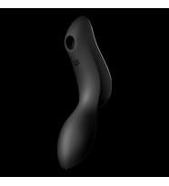 Satisfyer Curvy Trinity 2 Black Emişli&Titreşimli Klitoris Uyarıcı Vibratör  