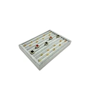 Yüzük Küpe Koldüğmesi Takı Standı Gri Anfora 17 x 24 Cm