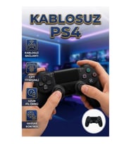 Kablosuz PS4 Oyun Kolu Çift Titreşimli Motorlu Bluetooth Gamepad 800 mAh Bataryalı Hassas Kontrol