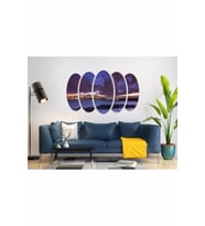 GECE ŞEHİR MANZARASI MDF TABLO-1550
