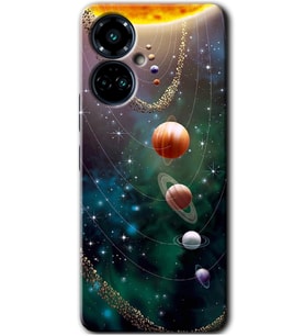 Tecno Camon 19 Pro Kılıf HD Desen Baskılı Kılıf - Cosmos