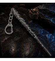 Büyücü Asa Metal Anahtarlık Fantastik Tasarım Şık Koleksiyonluk Aksesuar