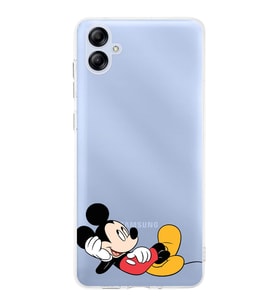Samsung Galaxy A04e  Kamera korumalı Kapak Mickey Mouse Tasarımlı  Şeffaf Kılıf