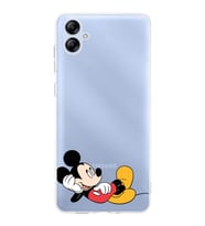 Samsung Galaxy A04e  Kamera korumalı Kapak Mickey Mouse Tasarımlı  Şeffaf Kılıf