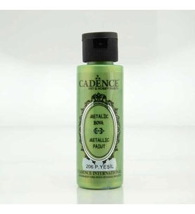 Cadence Metalik Boya 70 ml. 206 P. Yeşili 