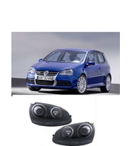 volkswagen golf 5 2003.2004.2005.2006 siyah mercekli r32 far