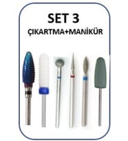 Uç Set 3 - Çıkartma ve Manikür Araçları, Pratik ve Şık Tasarım