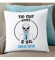 Kişiye Özel Esprili Tıp Öğrencisi Yastık