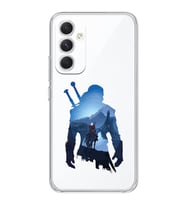 Samsung Galaxy A15 Uyumlu The Witcher Tasarımlı Şeffaf Telefon Kılıfı