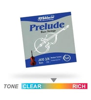 D'Addario J610 Prelude Kontrabas Tel Seti (Takım Tel) 3/4 Boy Uyumlu, Medium Tansiyon, Çelik Çekirdek, Öğrenci Dostu