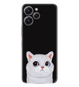 Xiaomi Redmi 12 128 GB 4 GB Ram Kılıf Desenli Silikon Platinium White Cat 1835
