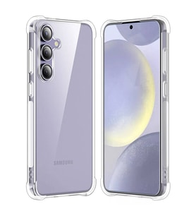 Samsung Galaxy S24 FE Kılıf Anti Şok Köşe Korumalı Şeffaf Silikon
