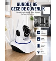 Lexroo Güvenlik Kamerası Antenli Gece Görüşlü Sensörlü Harekete Duyarlı Yeni Nesil