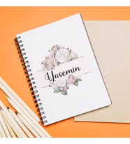 İsim Tasarımlı Defter Kişiye Özel